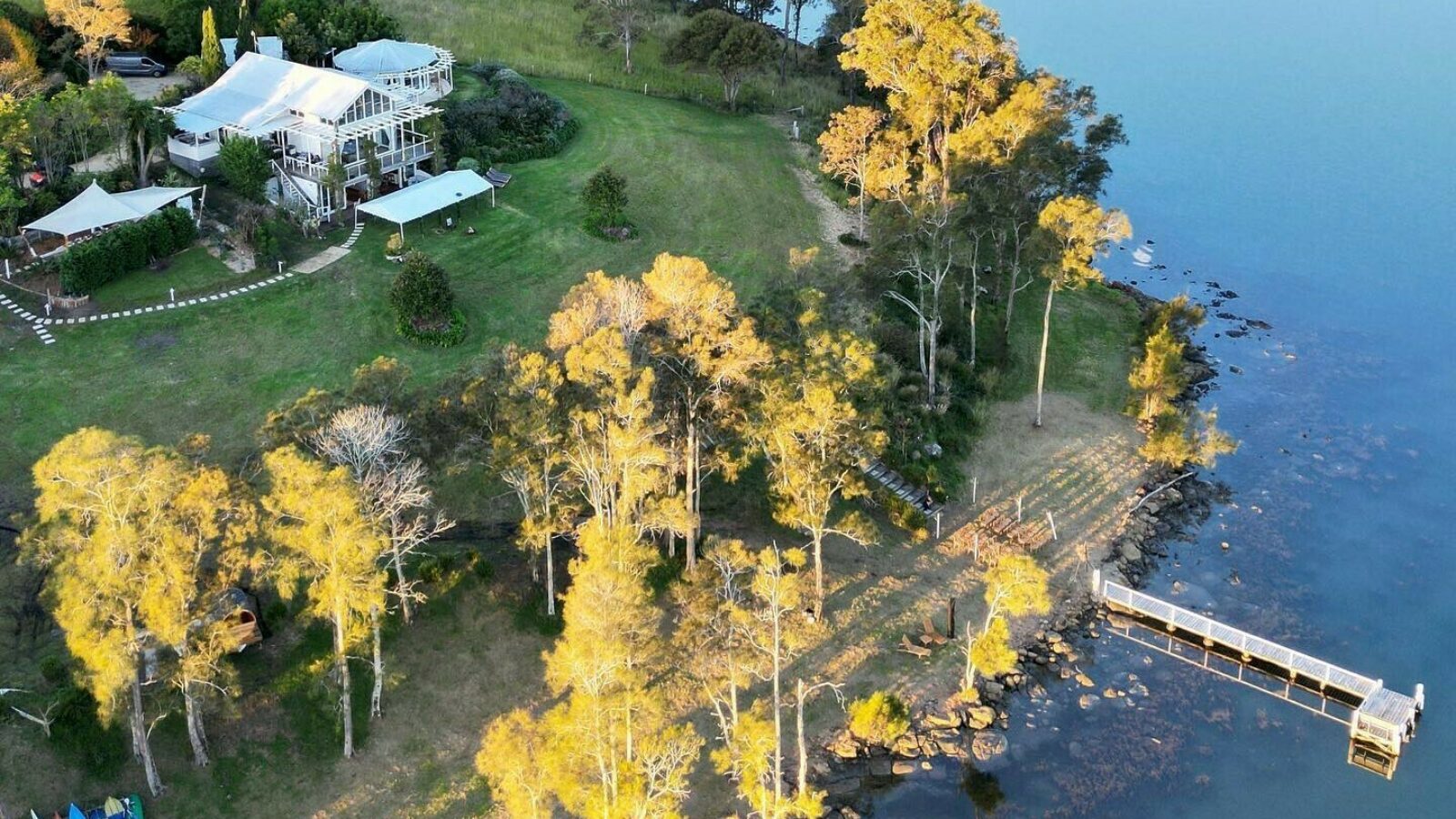 The Moorings Lakehouse aerial