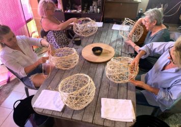 Random weave basket workshop