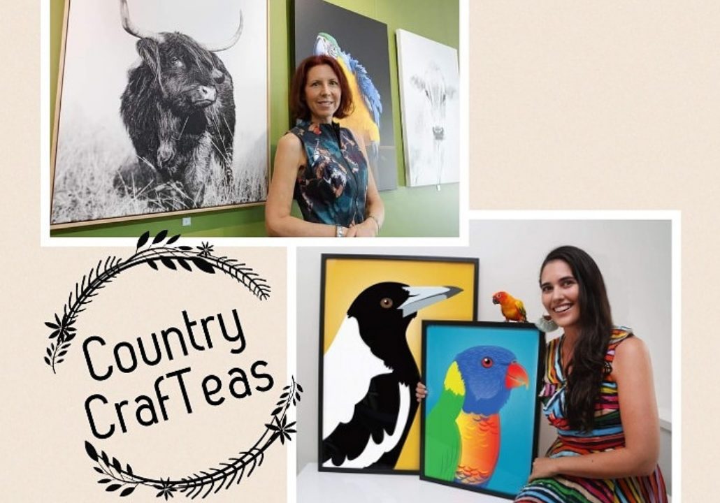 Mini Pop-up Art Exhibition Country CraftTeas