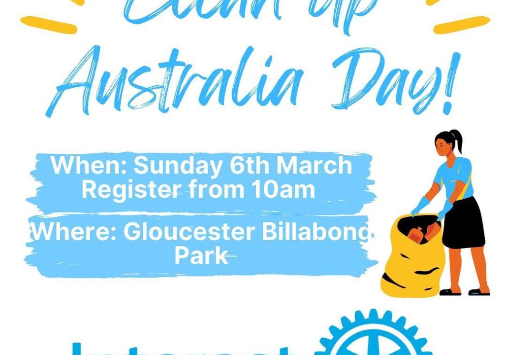 Gloucester Interact's Clean Up Australia Day