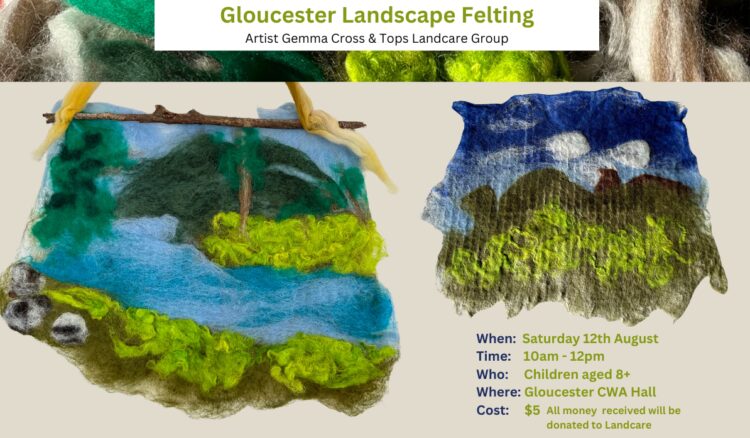 Gloucester Landscape Felting for Science Week