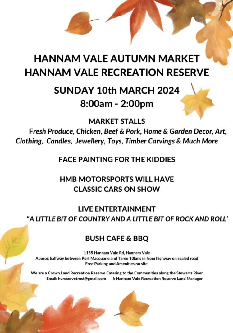 Hannam Vale Autumn Market