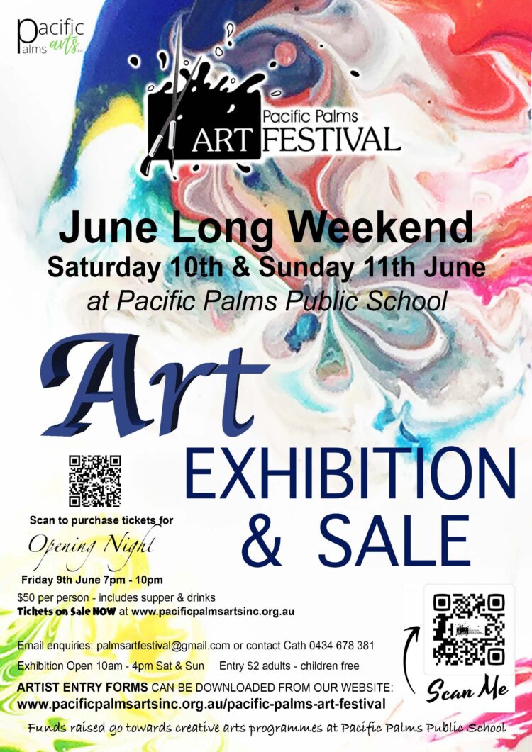 Pacific Palms Arts Festival poster