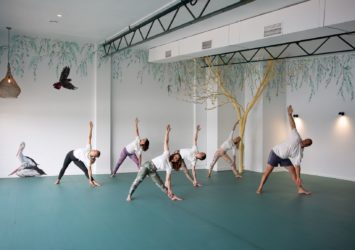 Forster Yoga Studio class in action