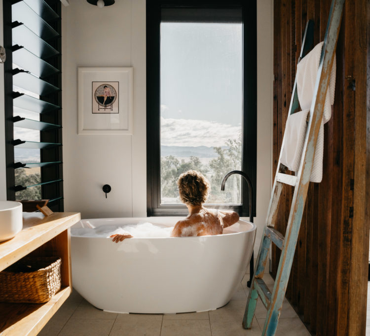A bath with a view