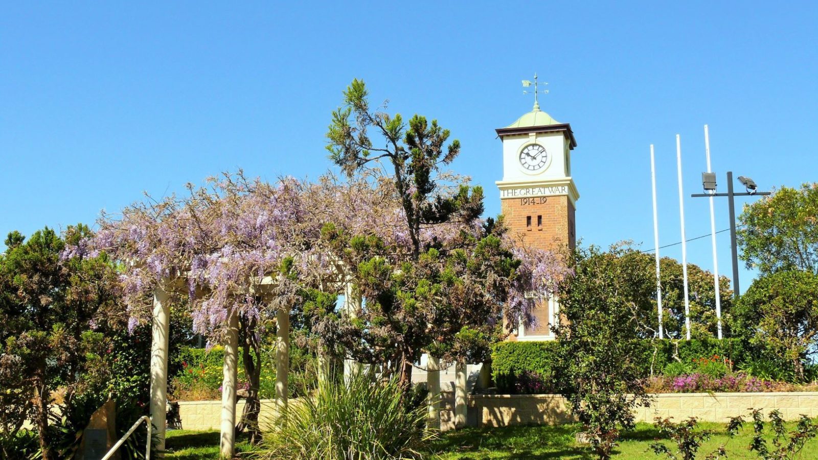 Gloucester Memorial Park clocktower