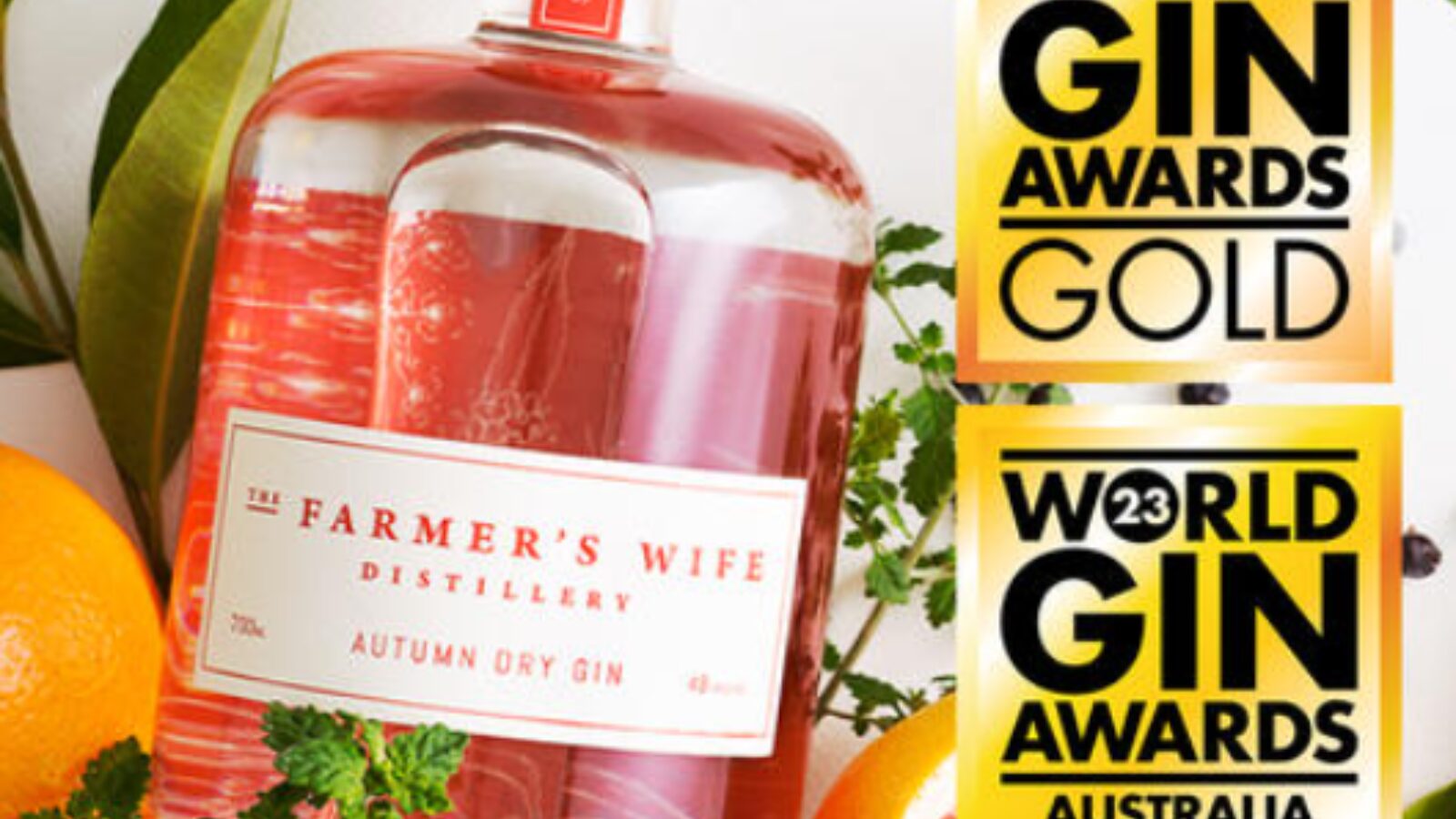 Farmers Wife gin Gold award 2023