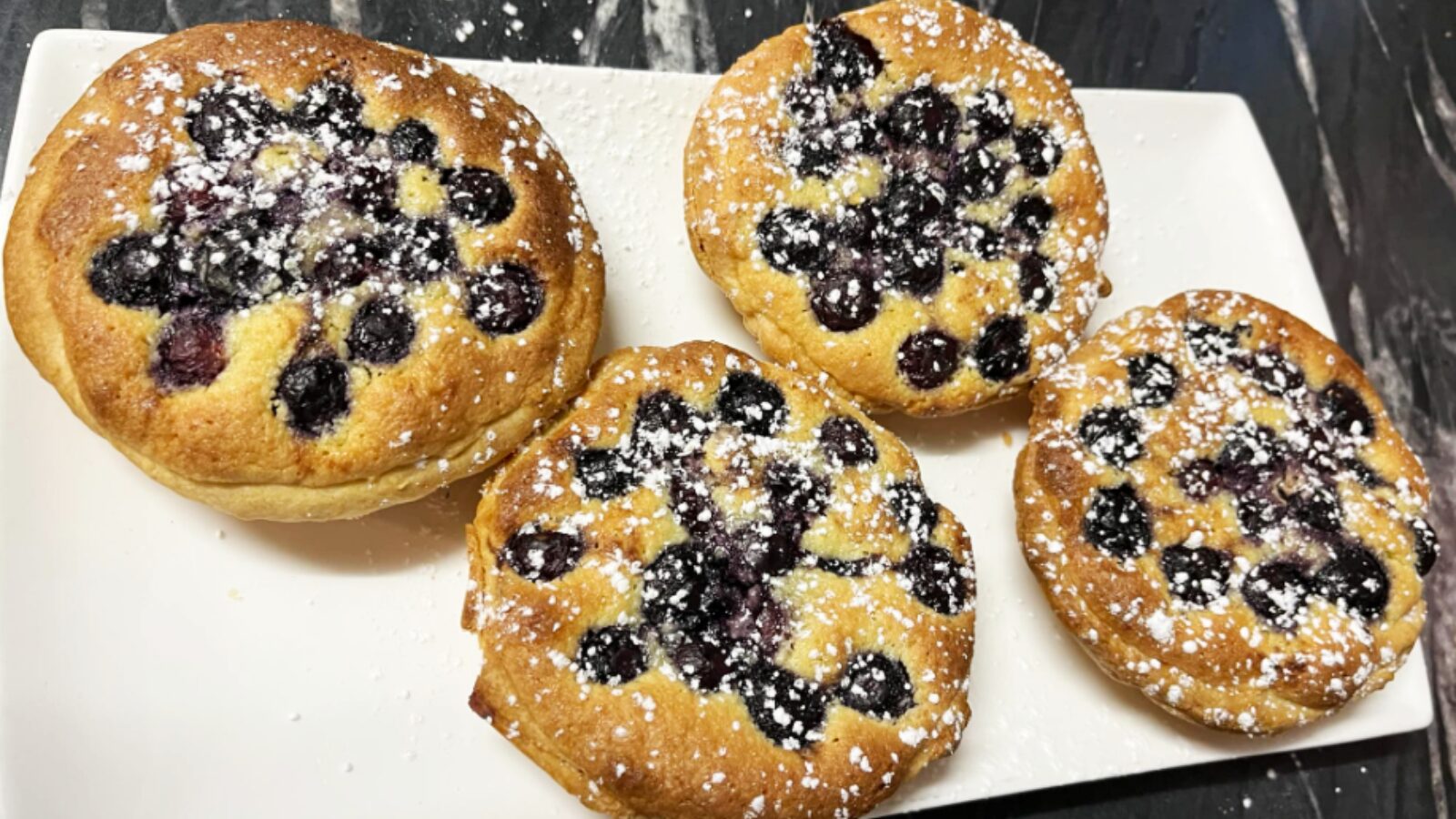 Centrepoint Cafe blueberry tarts