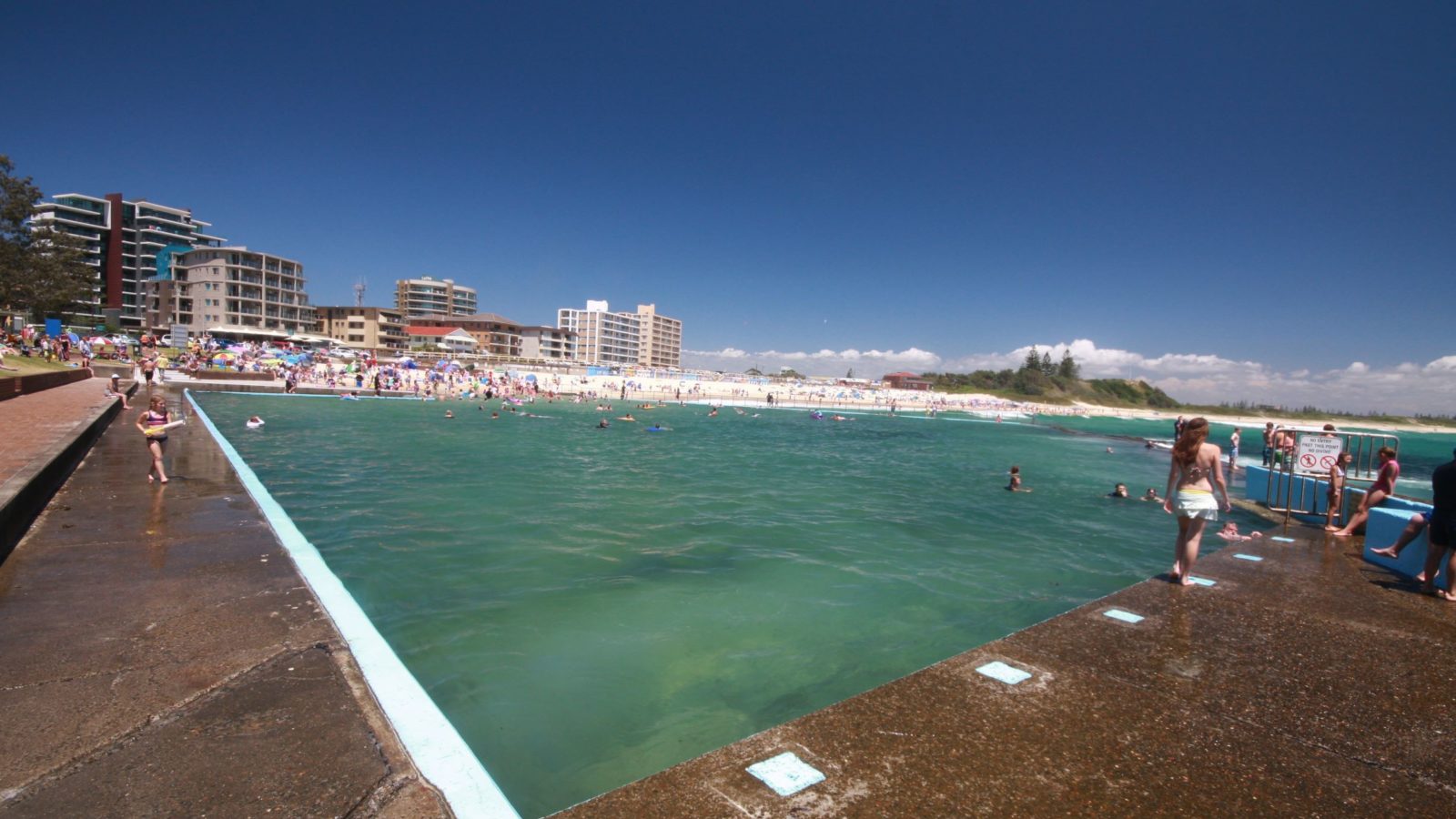 Forster Ocean baths, also known as the Bullring
