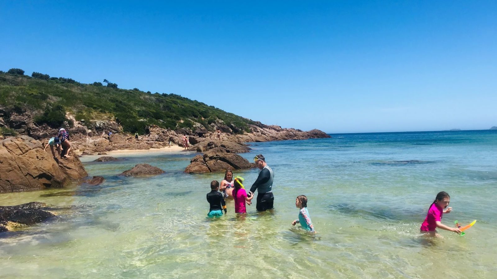 Little Gibber, Hawks Nest, a great spot for the family and kids