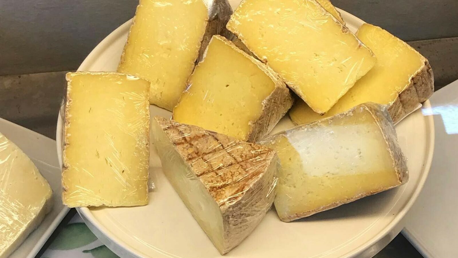 Barrington Coast Creamery hard cheese display
