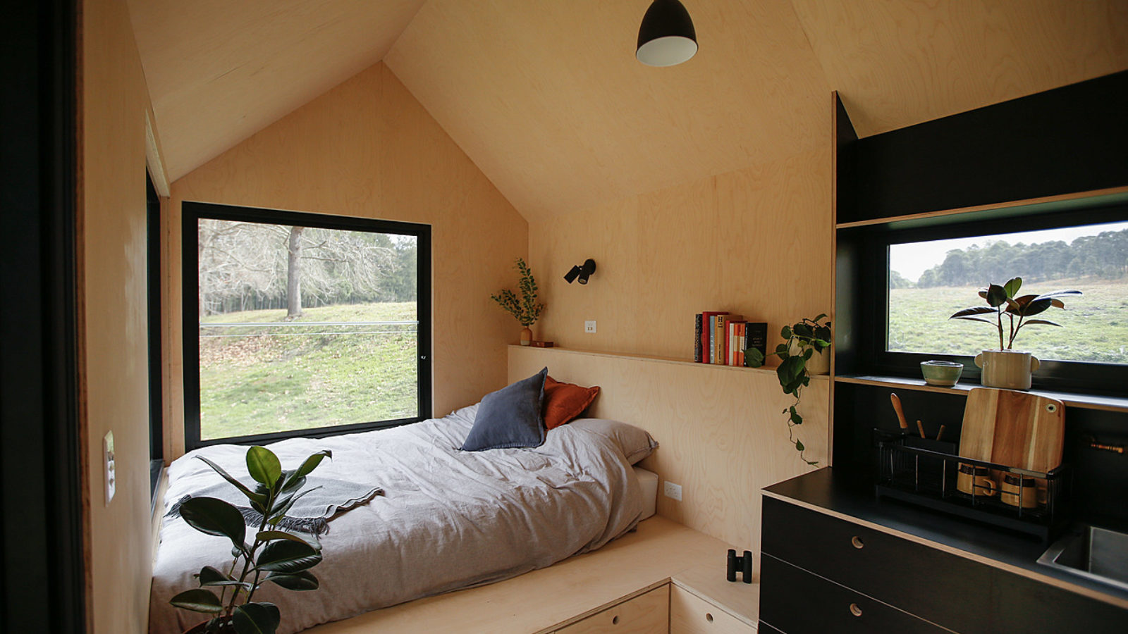 Barrington Eco Hut interior