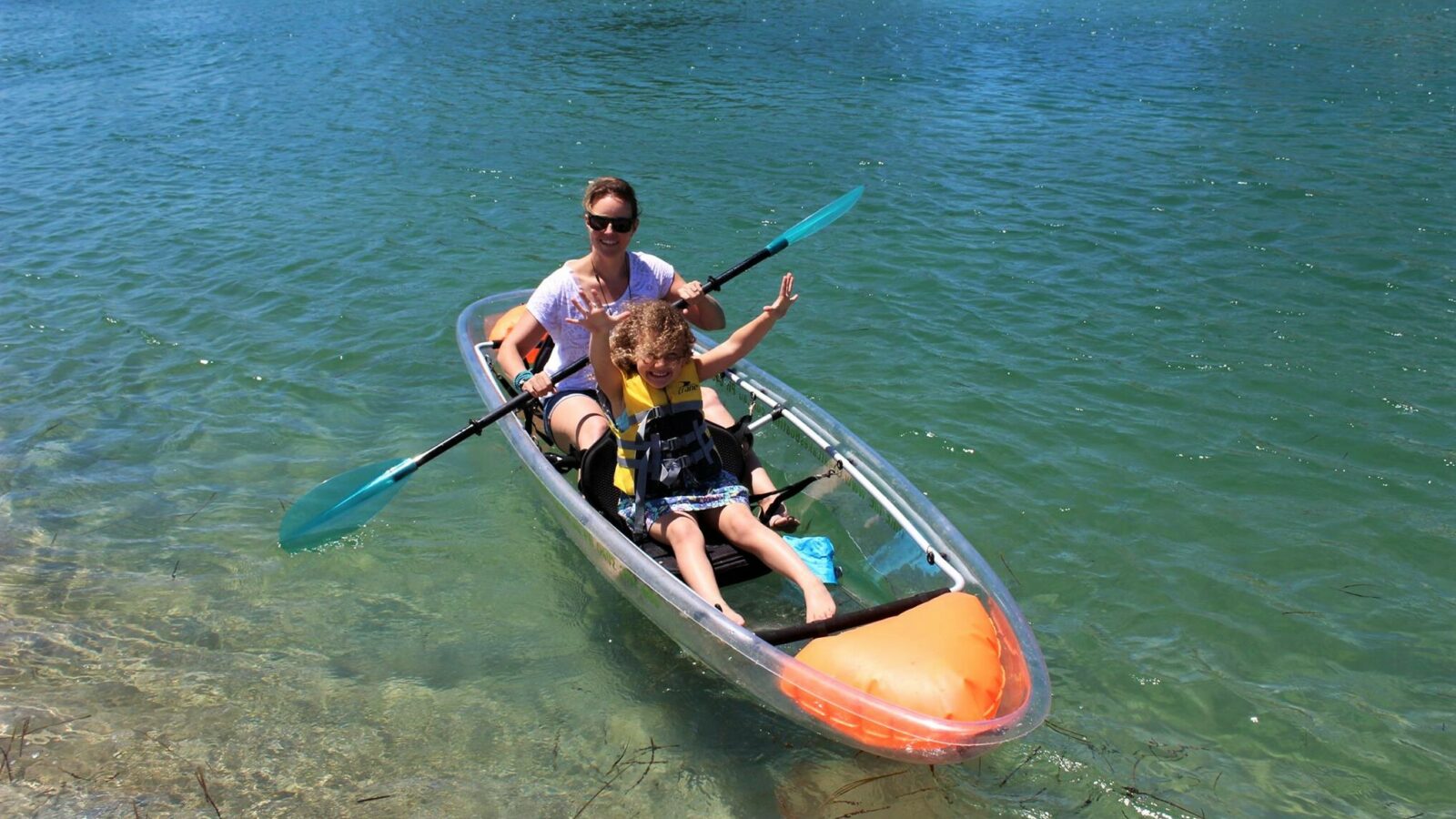 Boatshed Number One transparent kayak