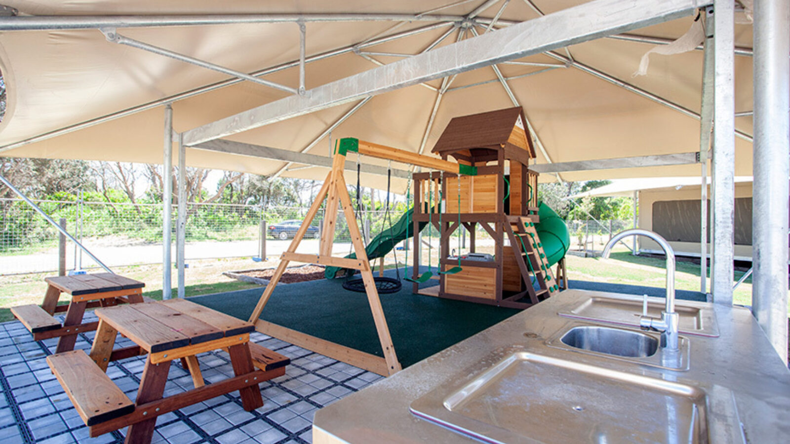 Crowdy Bay Eco Resort playground 2