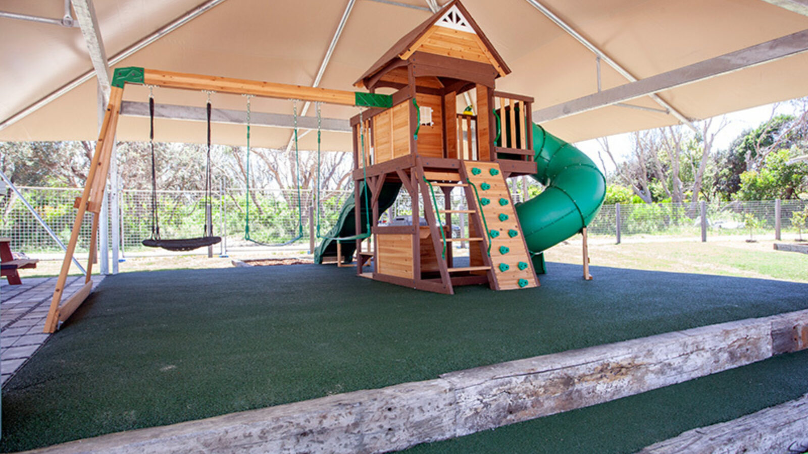 Crowdy Bay Eco Resort playground