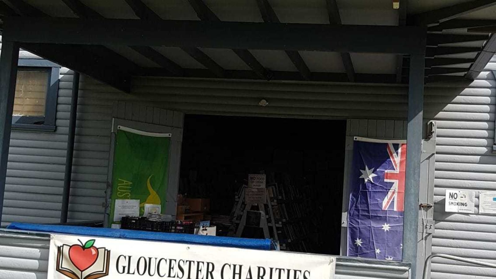 Gloucester Charities Book Sale exterior