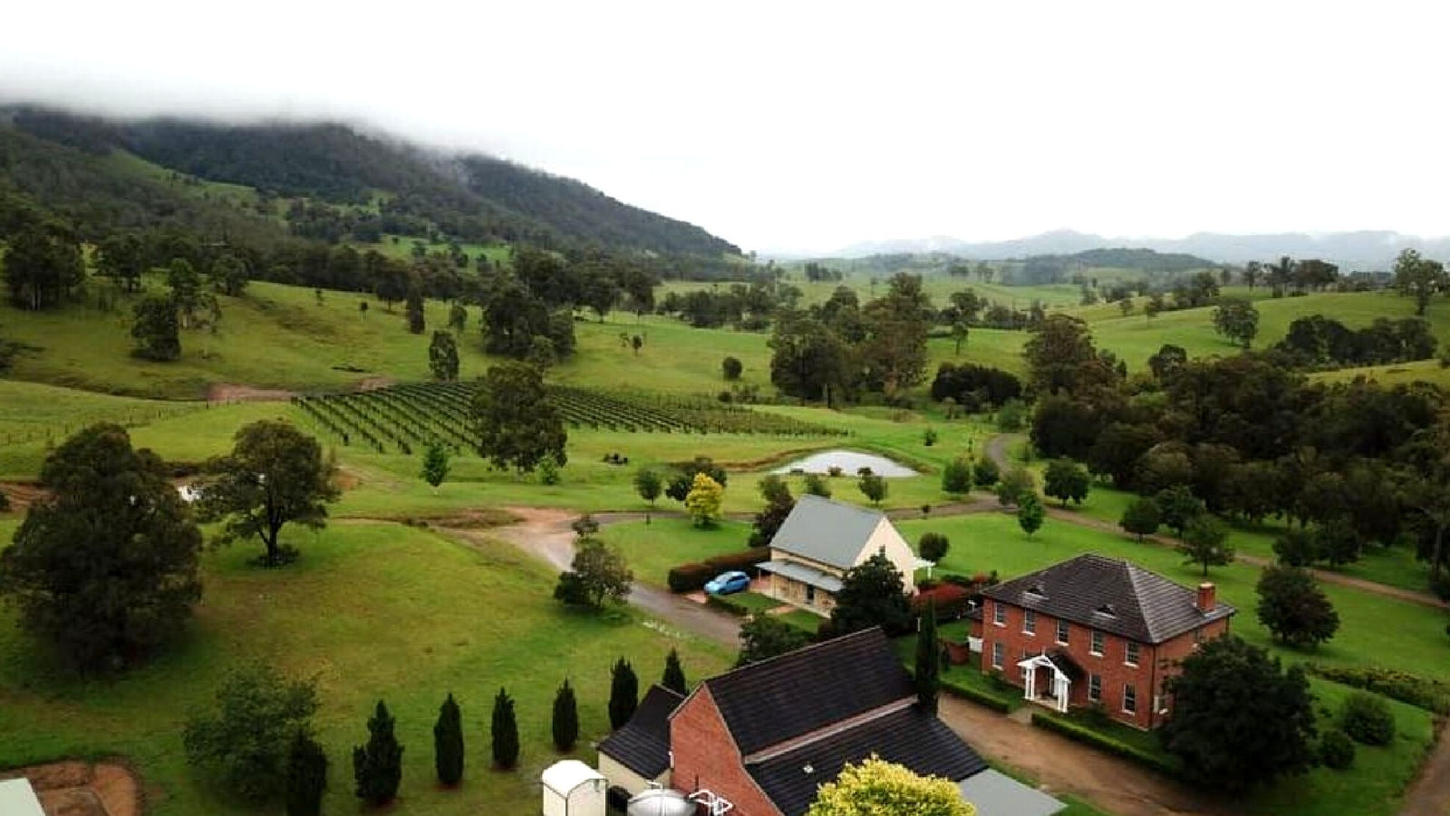 Mograni Creek Estate aerial view