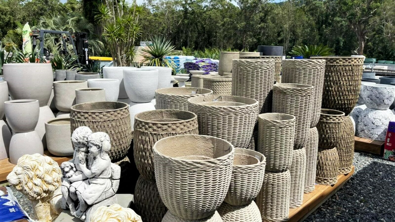Palms Landscape Supplies fancy pots