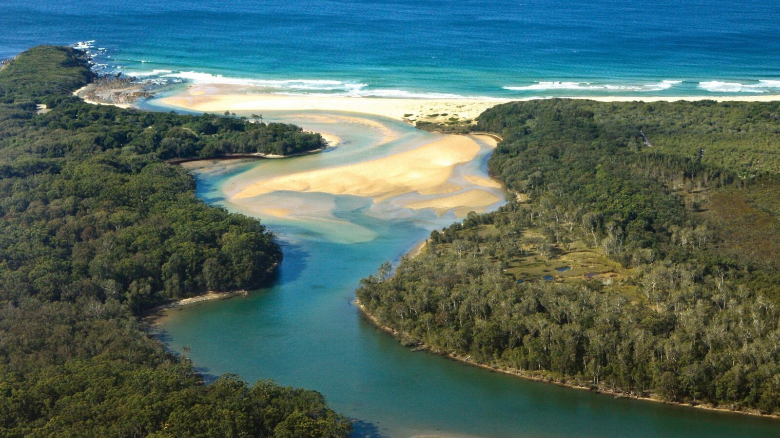 Saltwater National Park and lagoon