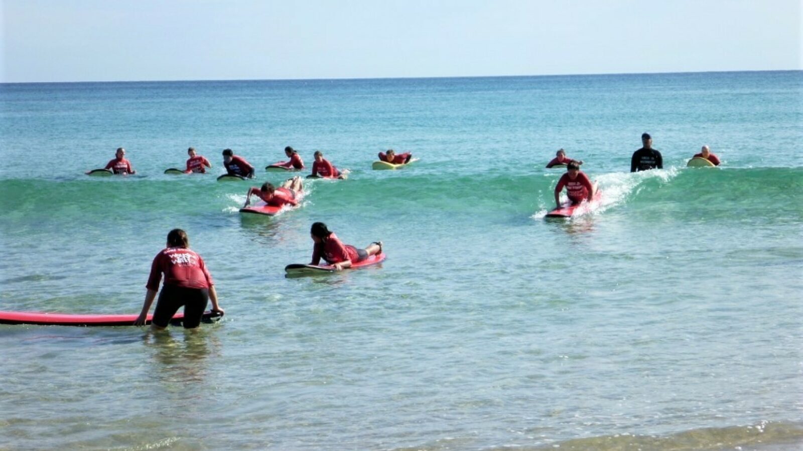 Saltwater Surf School beginners
