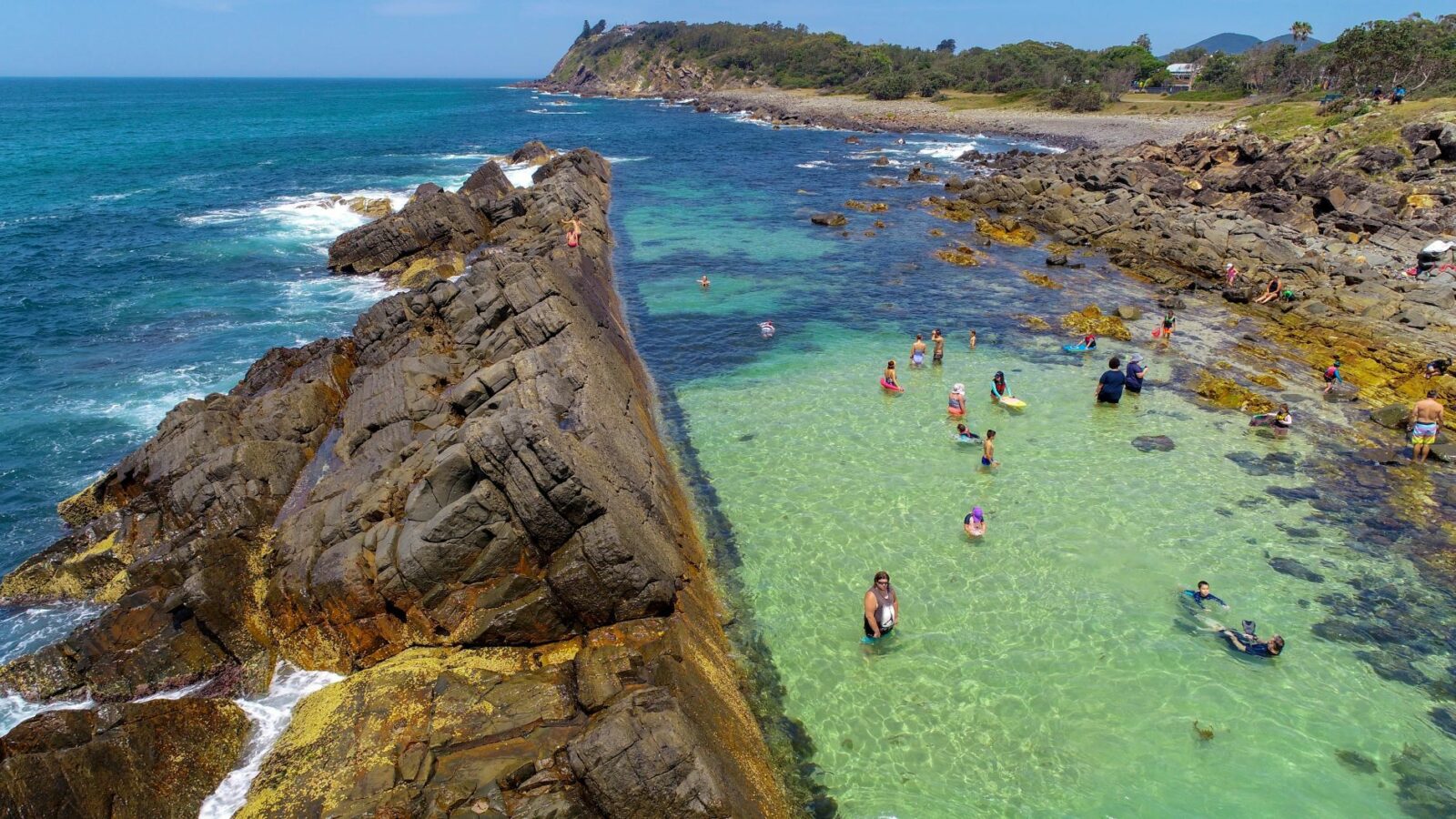 Swimming at The Tanks, Forster