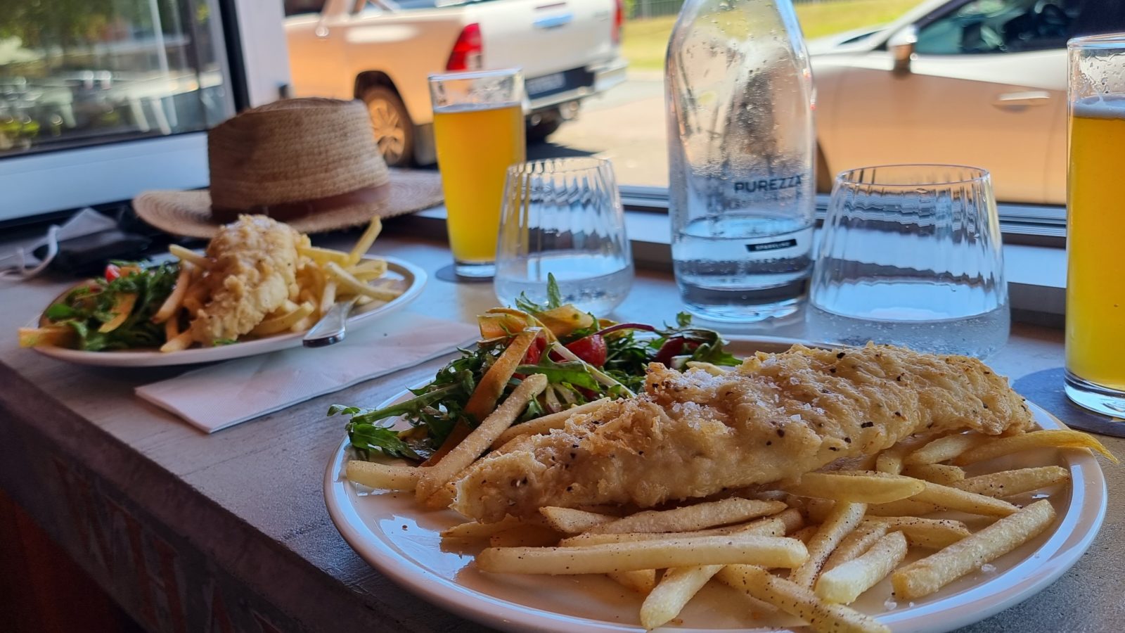 Wharf Street Distillery Forster fish and chips