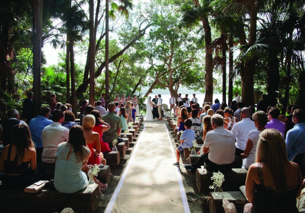 Green Cathedral wedding ceremony, Tiona