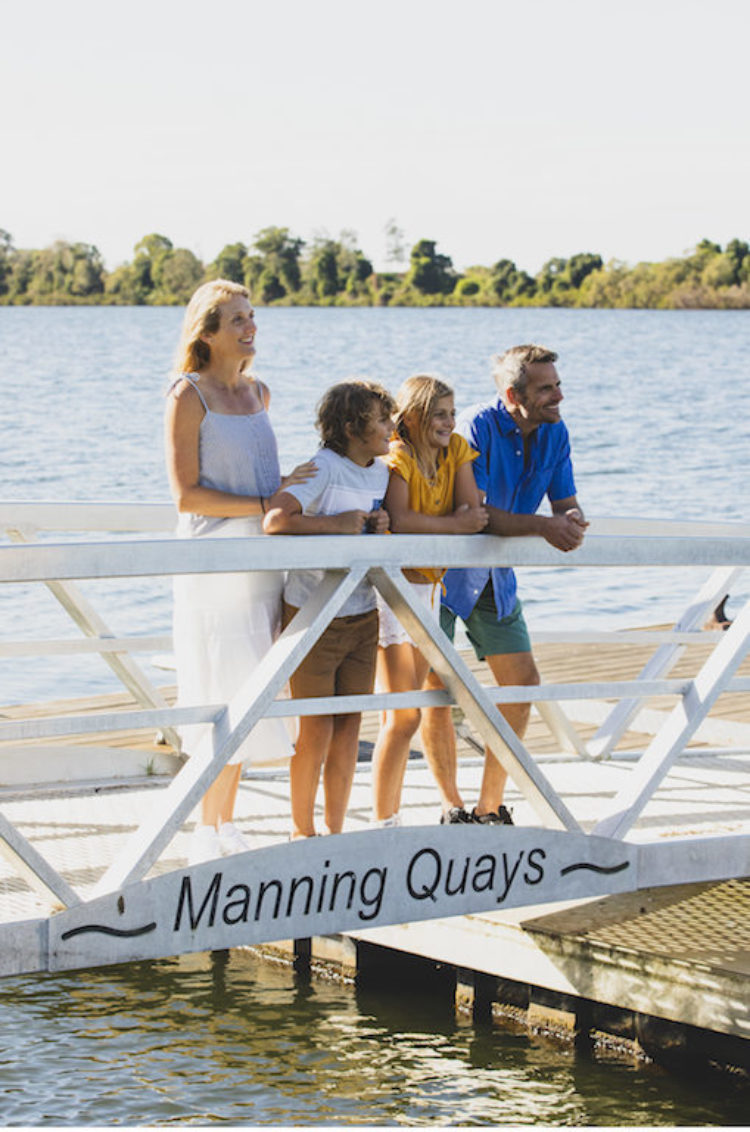 Manning River jetty (photo by Destination NSW)