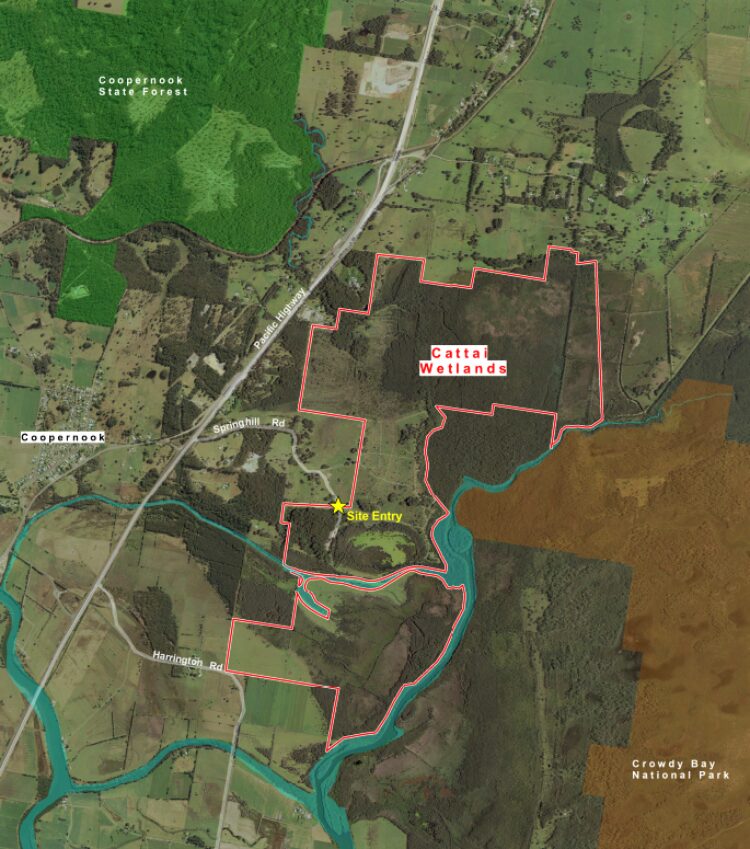 Cattai Wetlands site plan