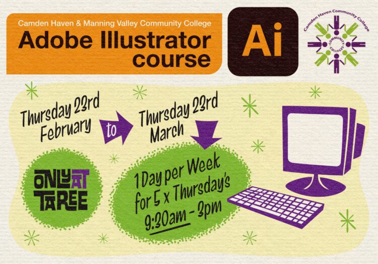Illustrator course flyer