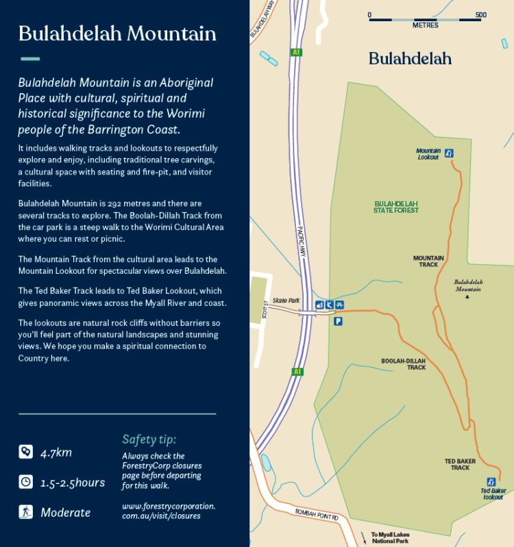 Bulahdelah Mountain walks map