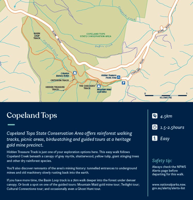 Copeland Tops walks map