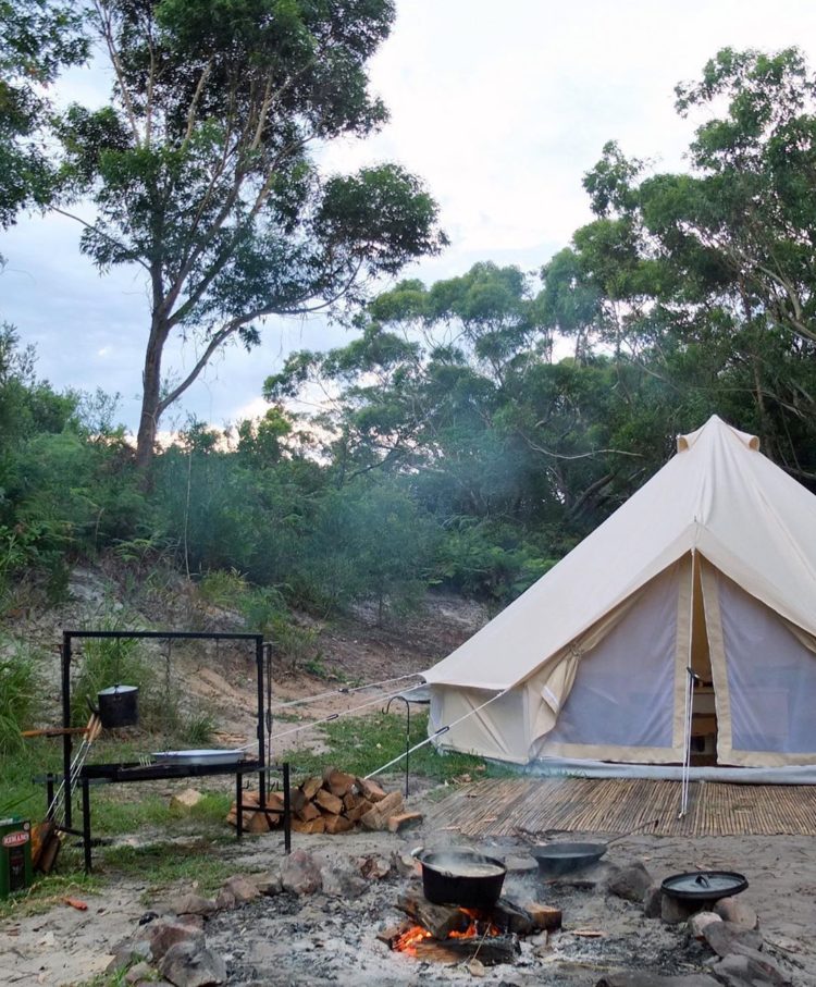 Treachery Campground in Myall Lakes National Park