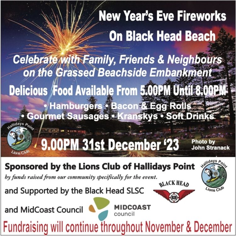 Black Head Beach Fireworks