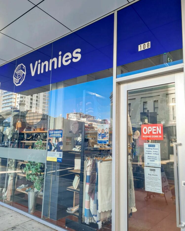 Op shopping at Vinnies is a tradition (photo by @Eco_Thrifter)