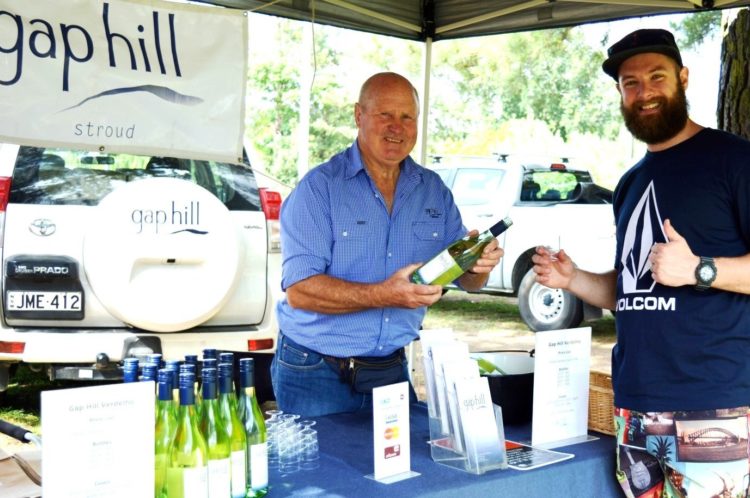 Gap Hill Wines are a regular at Gloucester Farmers Market.