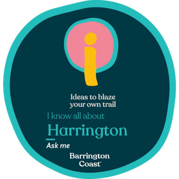 I'm a Visitor Ideas Point, pick up some free maps and helpful tips for your visit to Harrington and the Manning Valley.