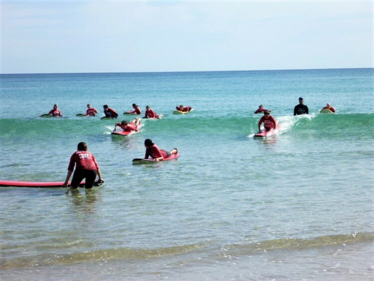 Saltwater Surf School beginners