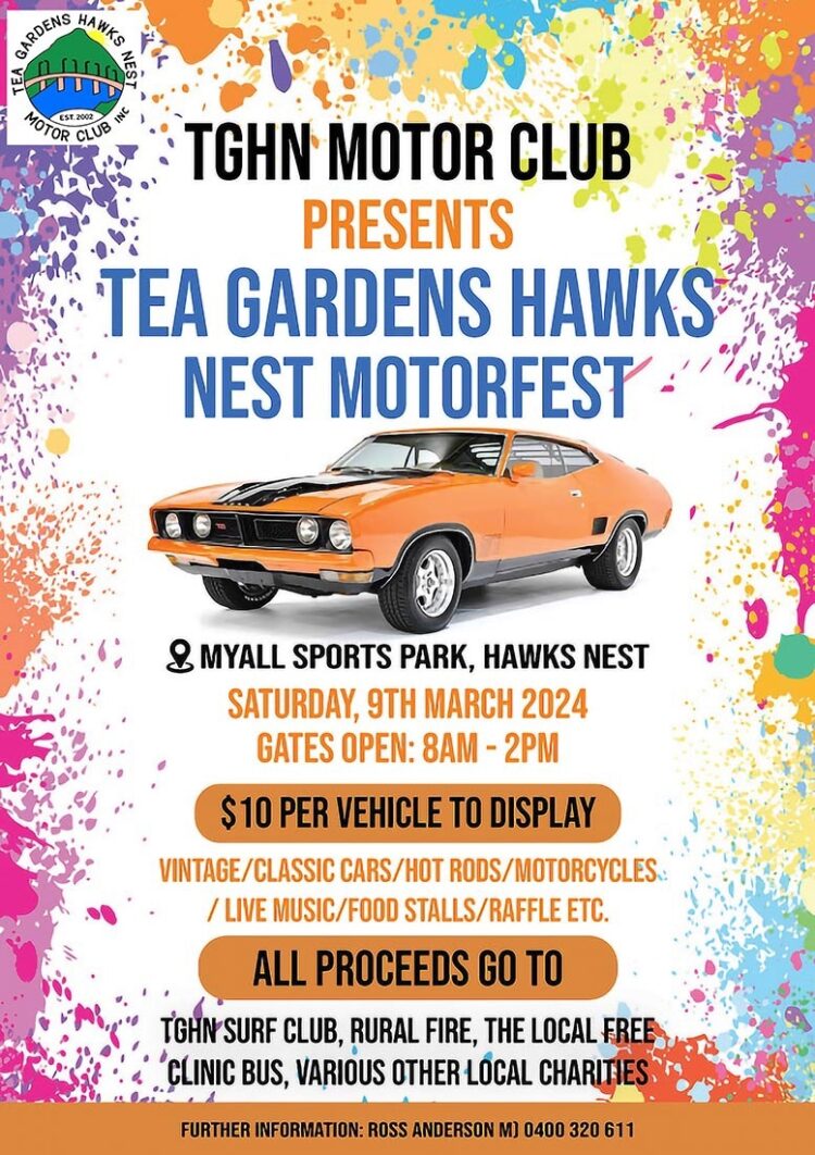 Tea Gardens Hawks Nest Motorfest