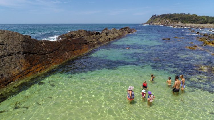 Swimming at The Tanks, Forster