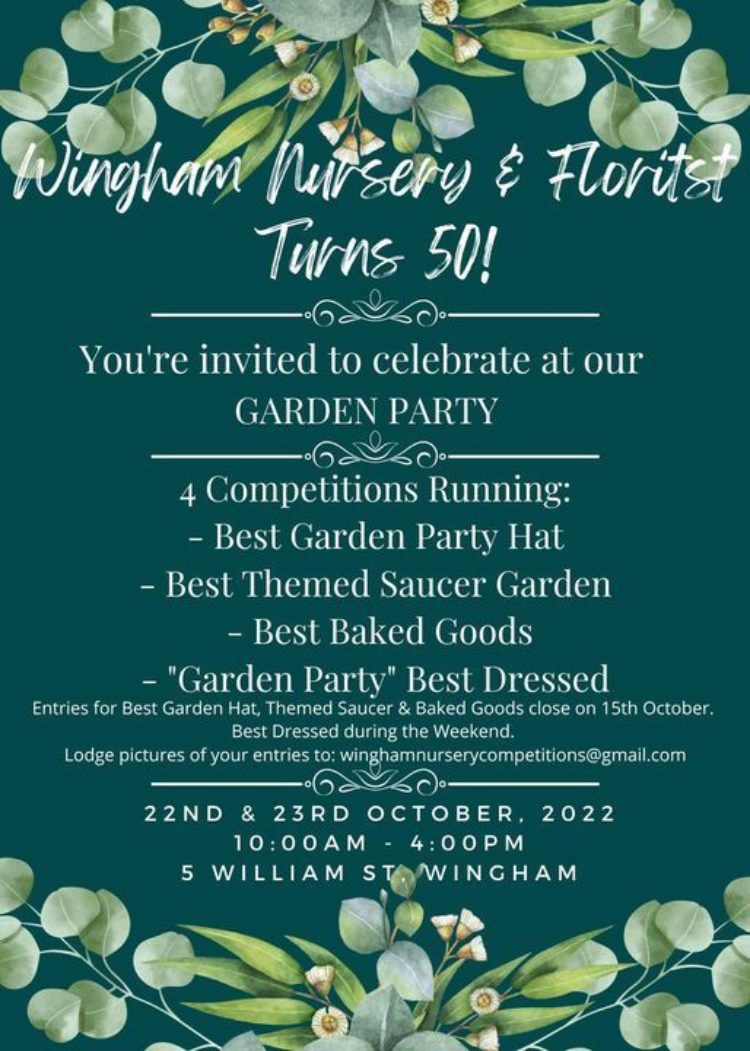 Wingham Nursery 50th Birthday Garden Party