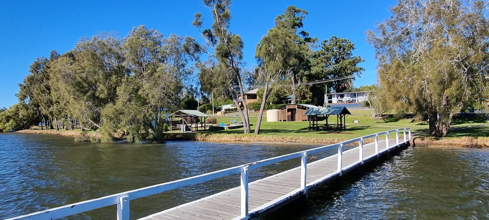 Coomba Park Foreshore Reserve on Wallis Lake.