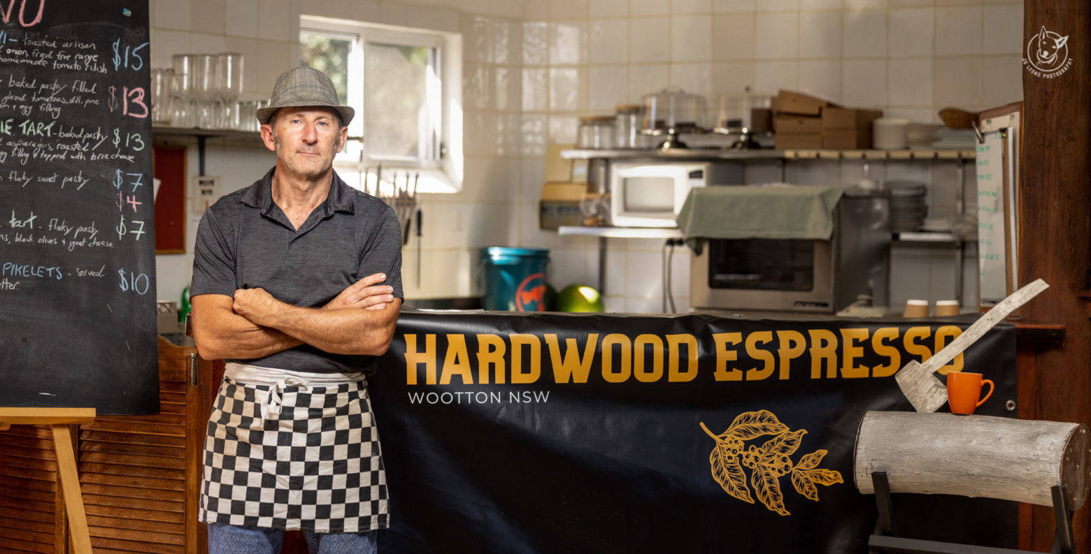 Neal Lyons, chef and owner of Hardwood Espresso in Wootton.